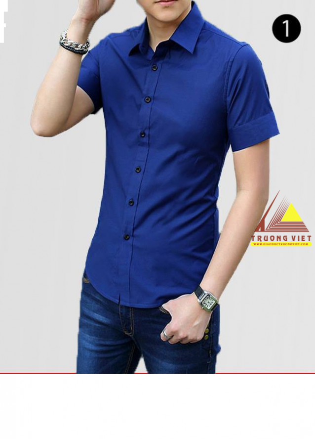 Áo sơ mi tay ngắn các màu TVN020