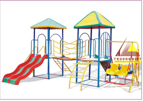 Bộ vận động liên hoàn 2 khối xích đu.