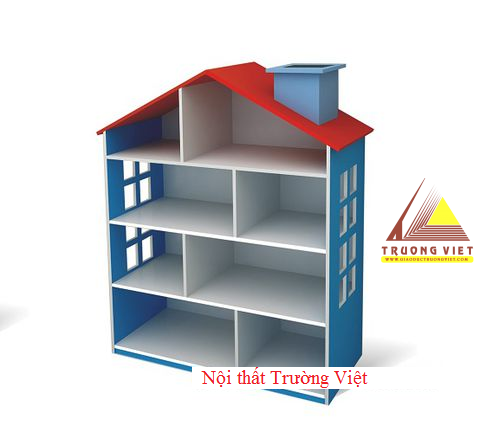 Giá sách hình ngôi nhà TVGG006