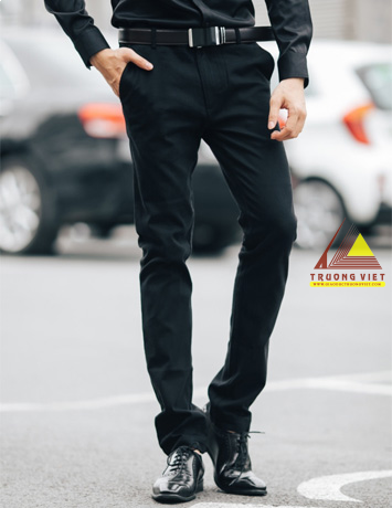 Quần kaki nam màu đen TVN015