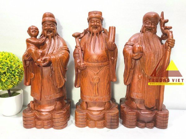 Tượng Tam Đa gỗ hương