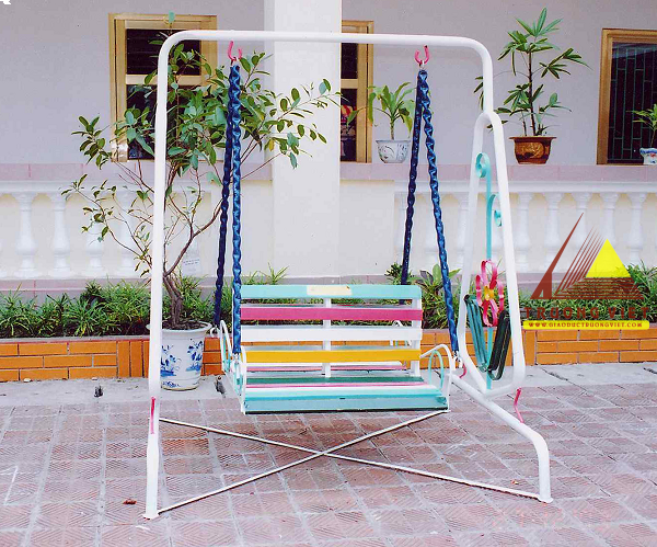 Xích đu 4 chỗ ghế kép