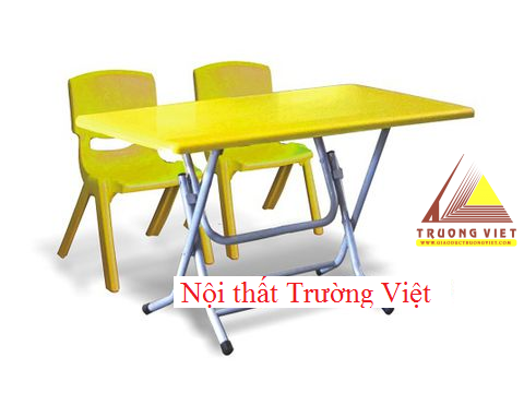 Bàn ghế mầm non Nhựa cao cấp BG06