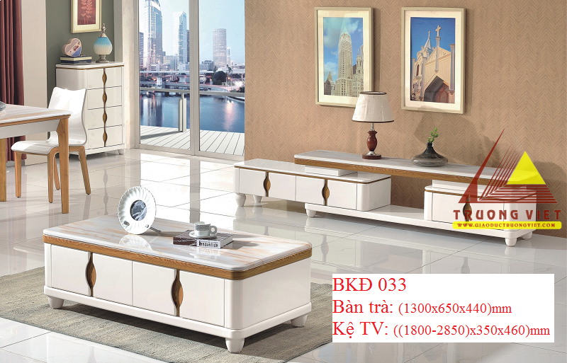 Bàn trà, kệ ti vi nhập khẩu BKĐ033