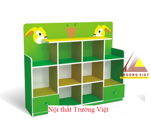 Kệ trưng bày 8 khoang 2 ô kéo TVGG054