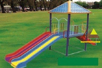 Nhà chòi 2 máng trượt