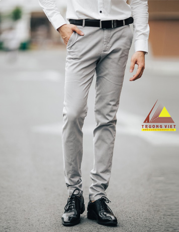 Quần kaki nam màu xám TVN014
