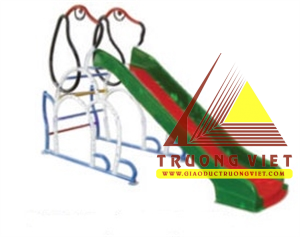 Thang leo cầu trượt hình con Chó