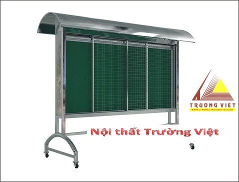Bảng từ di động có mái che B02