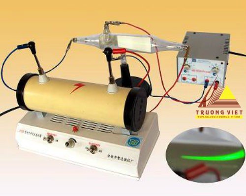 Bộ thí nghiệm tia Ca-tôt bị lệch trong điện trường