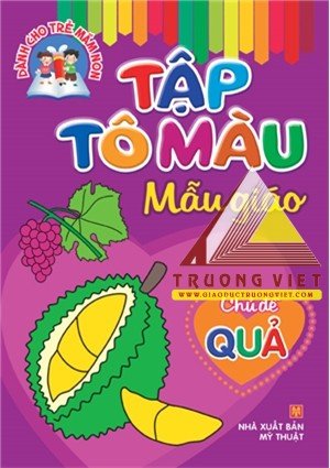 Tập tô màu Mẫu giáo: Chủ đề - Quả