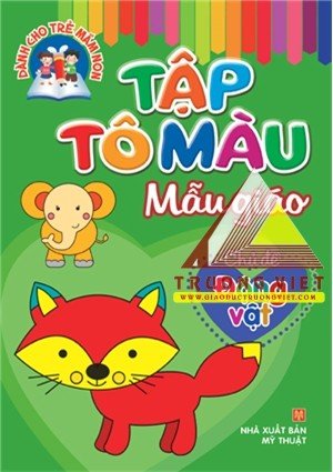 Tập tô màu Mẫu giáo: Chủ đề - Động Vật
